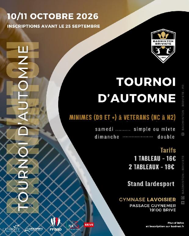 Tournoi d'automne du BB19