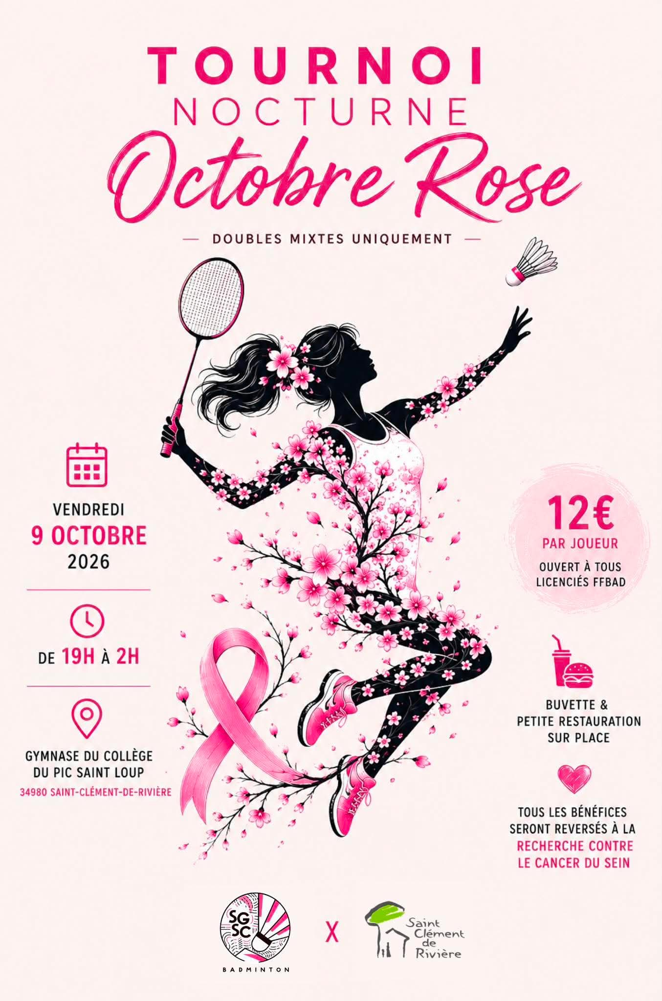 Tournoi nocturne octobre rose