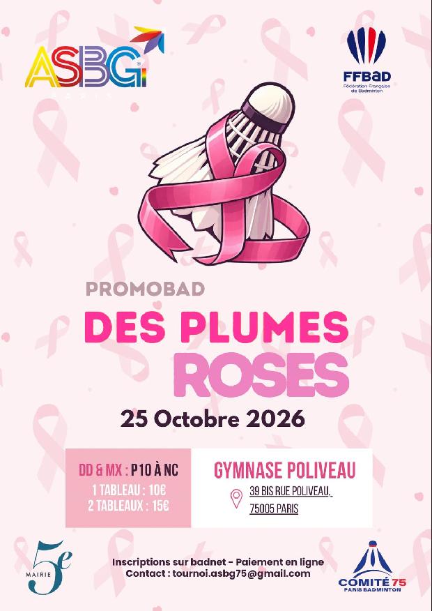 Promobad des Plumes Roses (ASBG)