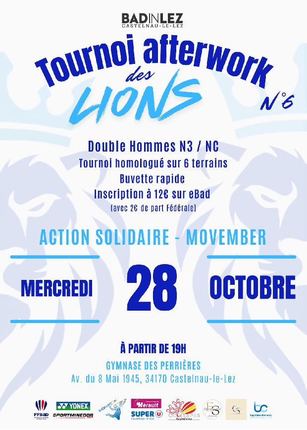 Tournoi afterwork des Lions n°6