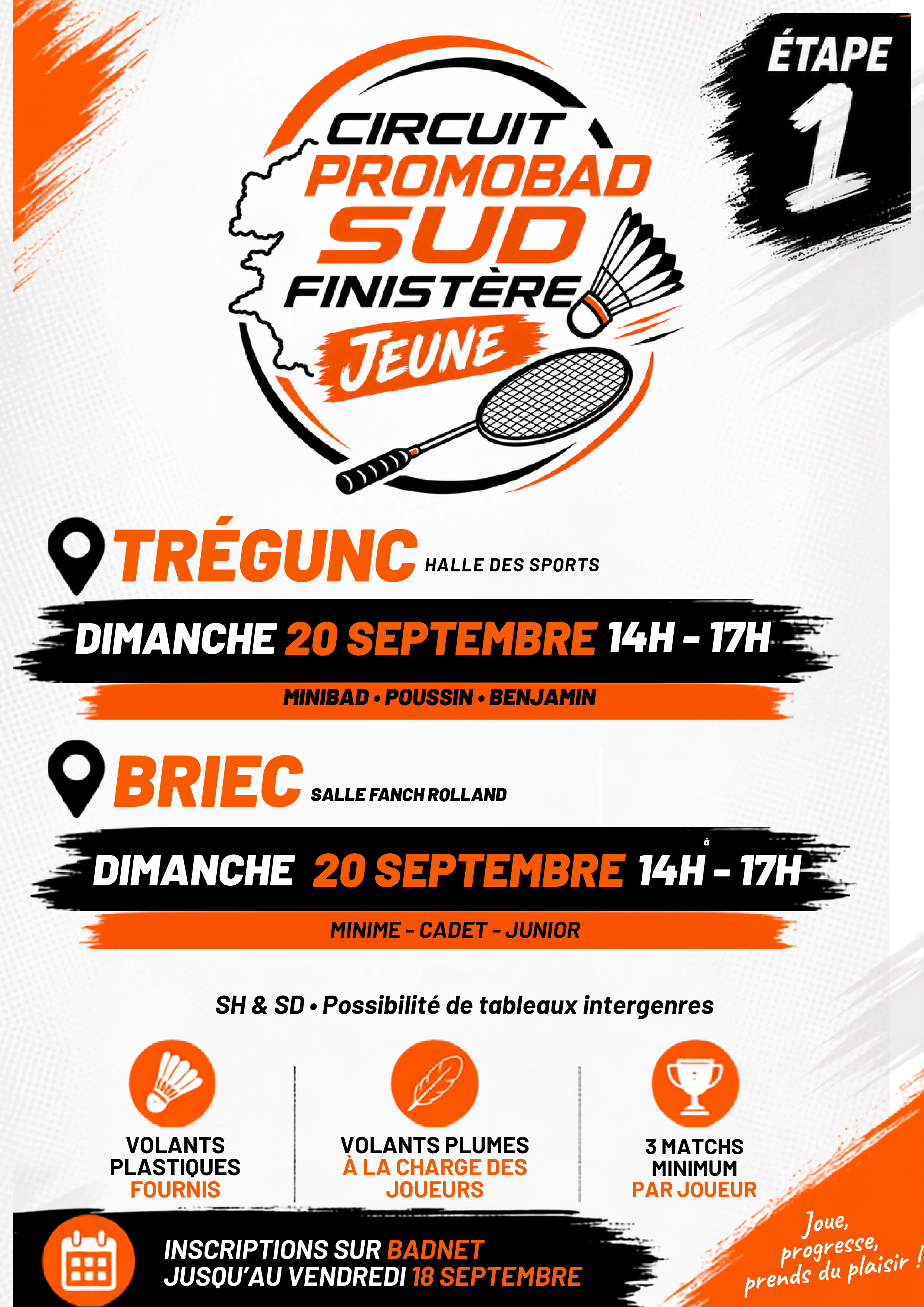 Etape 1 - Circuit Promobad Finistère Sud