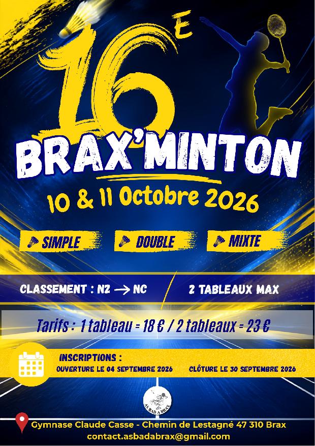 16 eme Brax'minton