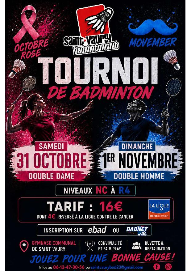 Tournoi Octobre Rose et Movember