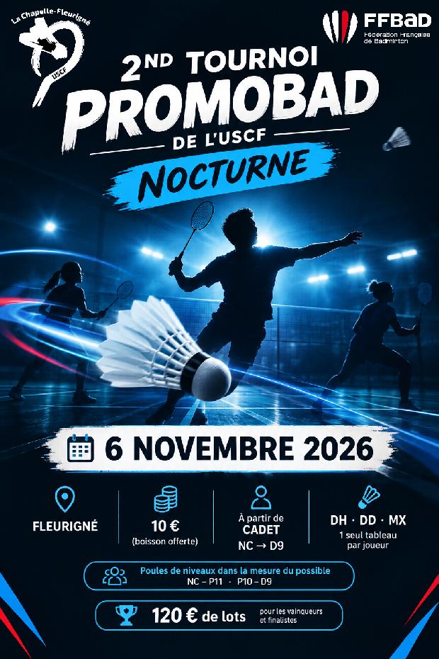 2ème PROMOBAD NOCTURNE LA CHAPELLE FLEURIGNE