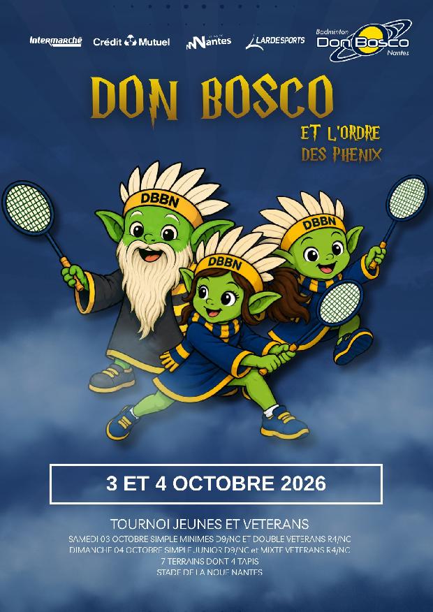 PDLL44 - Tournoi Vétéran/Jeunes - Don Bosco Badminton Nantes