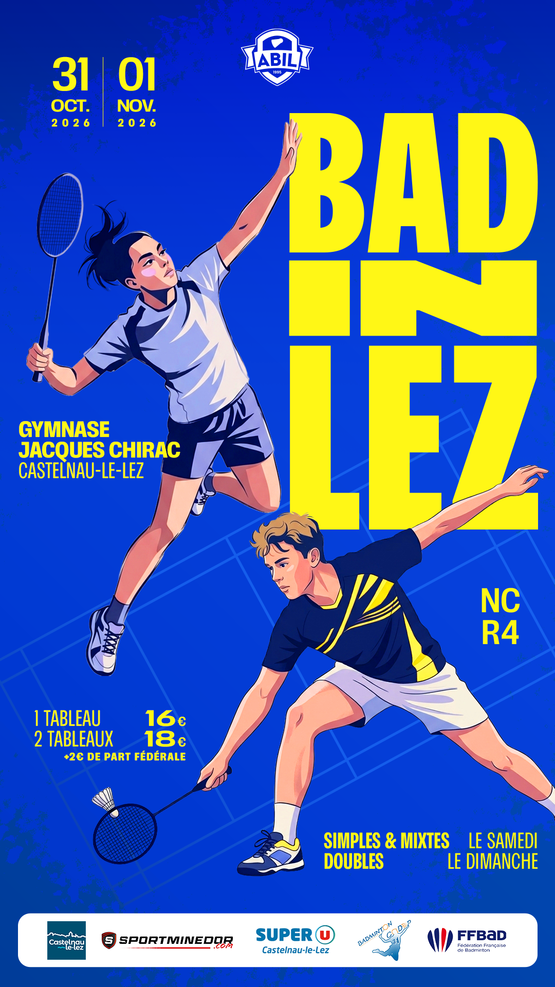 Tournoi Bad in Lez