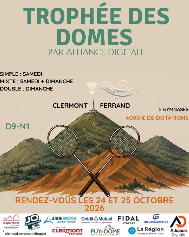 Trophée des Dômes 2026 par Alliance Digitale