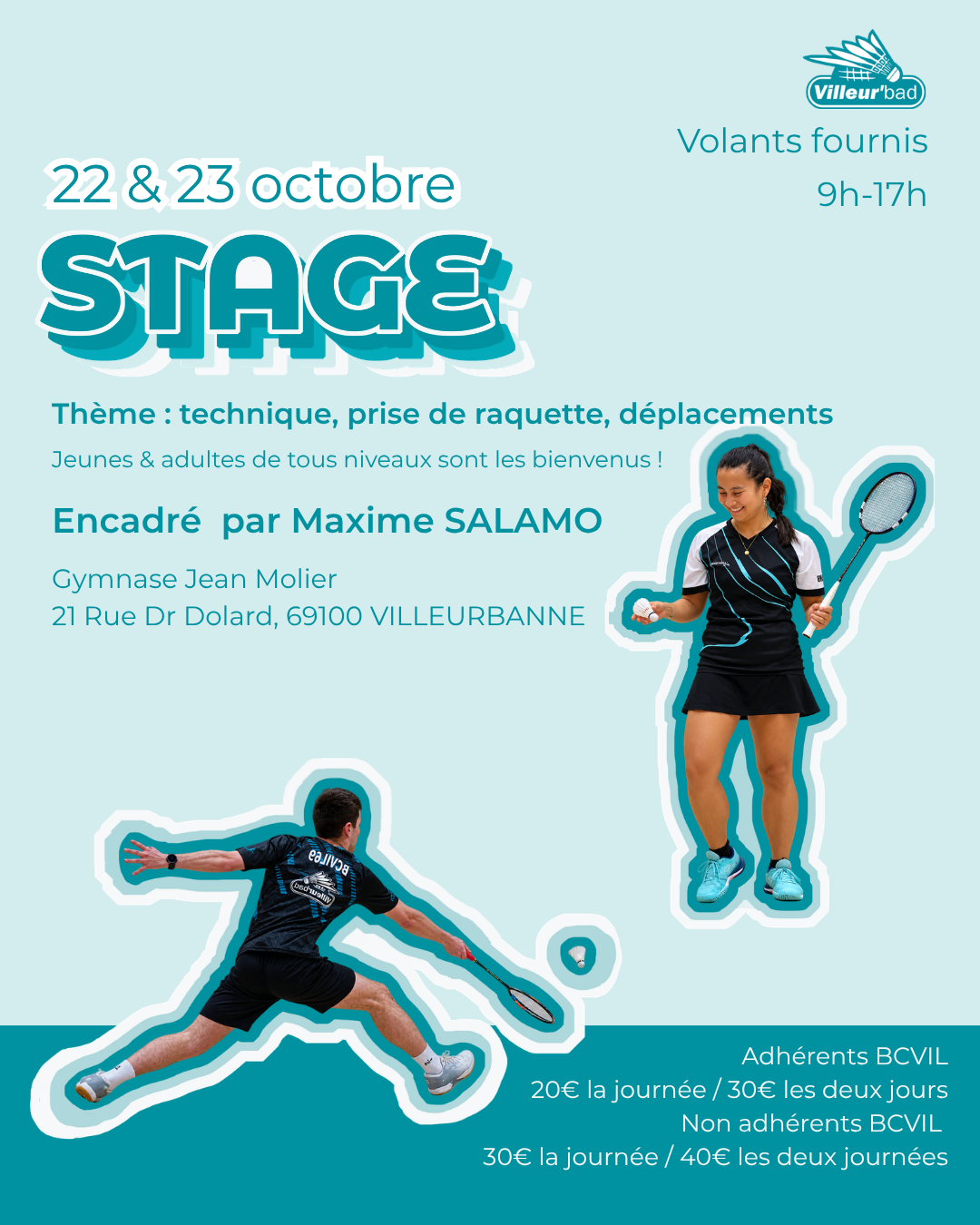 Stage 22&amp;amp;23 octobre BCVIL69
