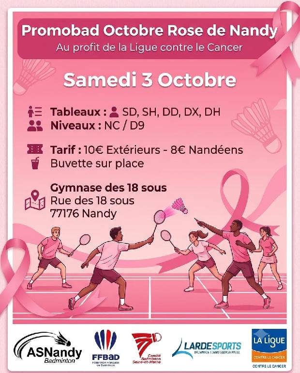 Promobad octobre rose nandy 2026