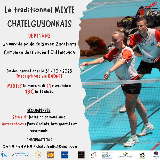Tournoi mixte de Chatel-Guyon