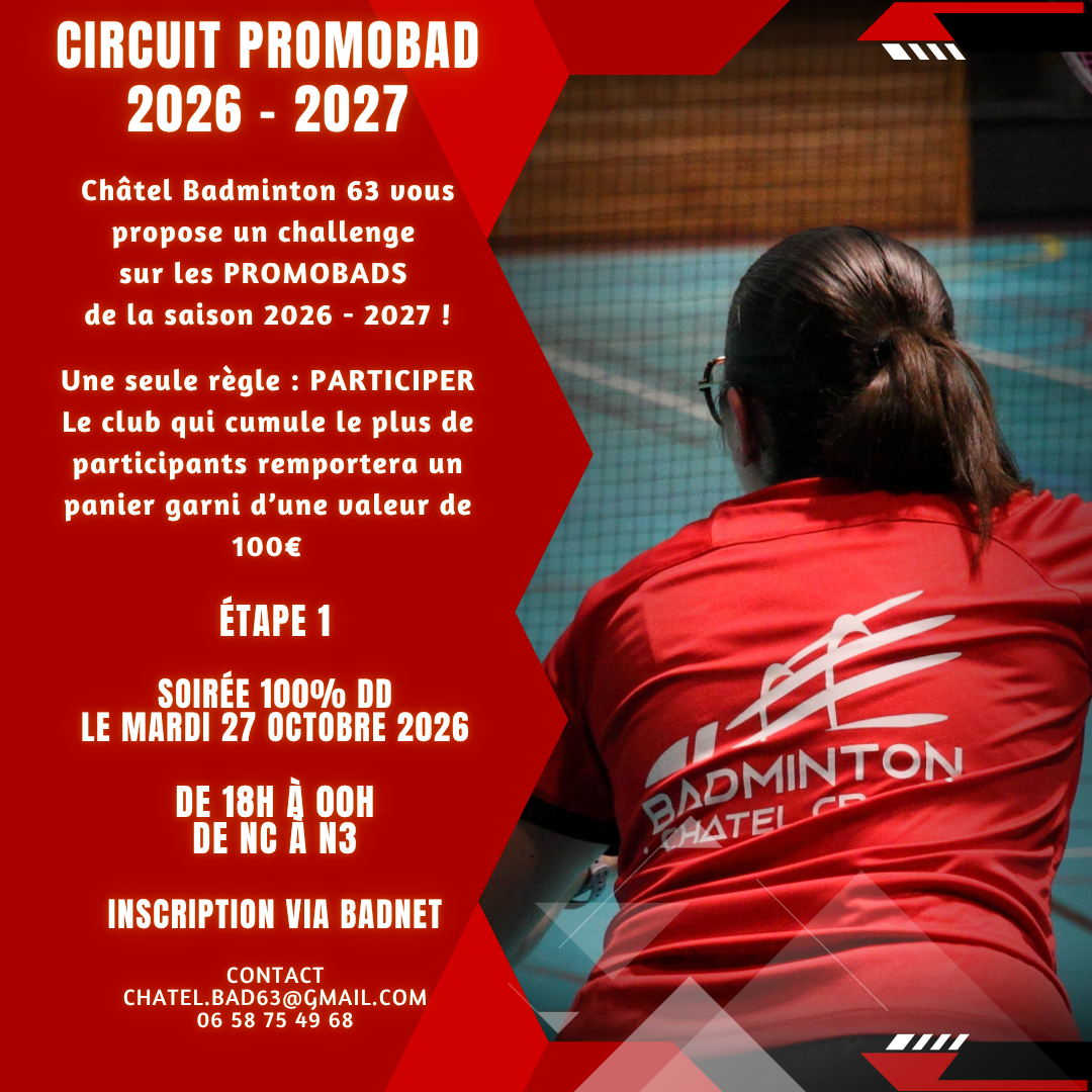 Promobad 100 % filles (étape 1)
