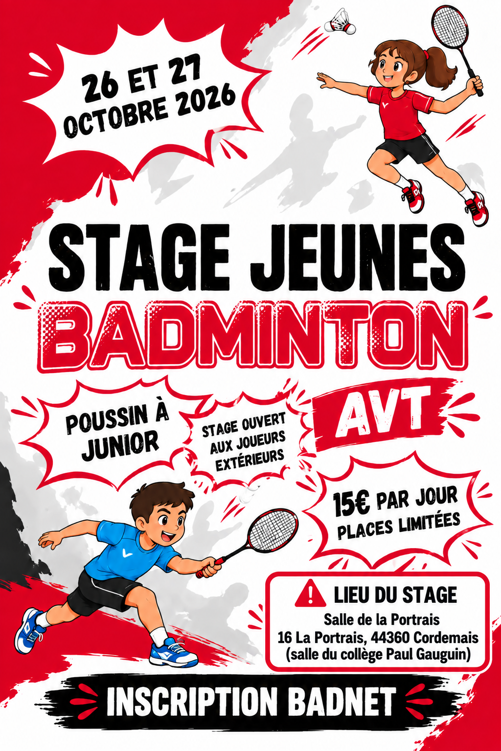 Stage Octobre 2026 - AVT - Le Temple de Bretagne