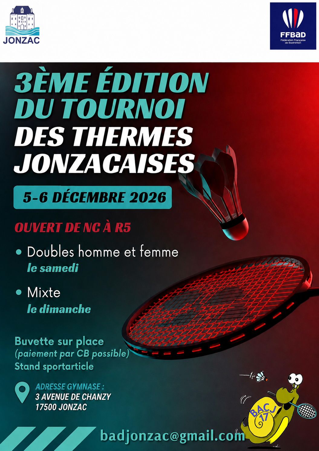 Tournoi des thermes jonzacaises