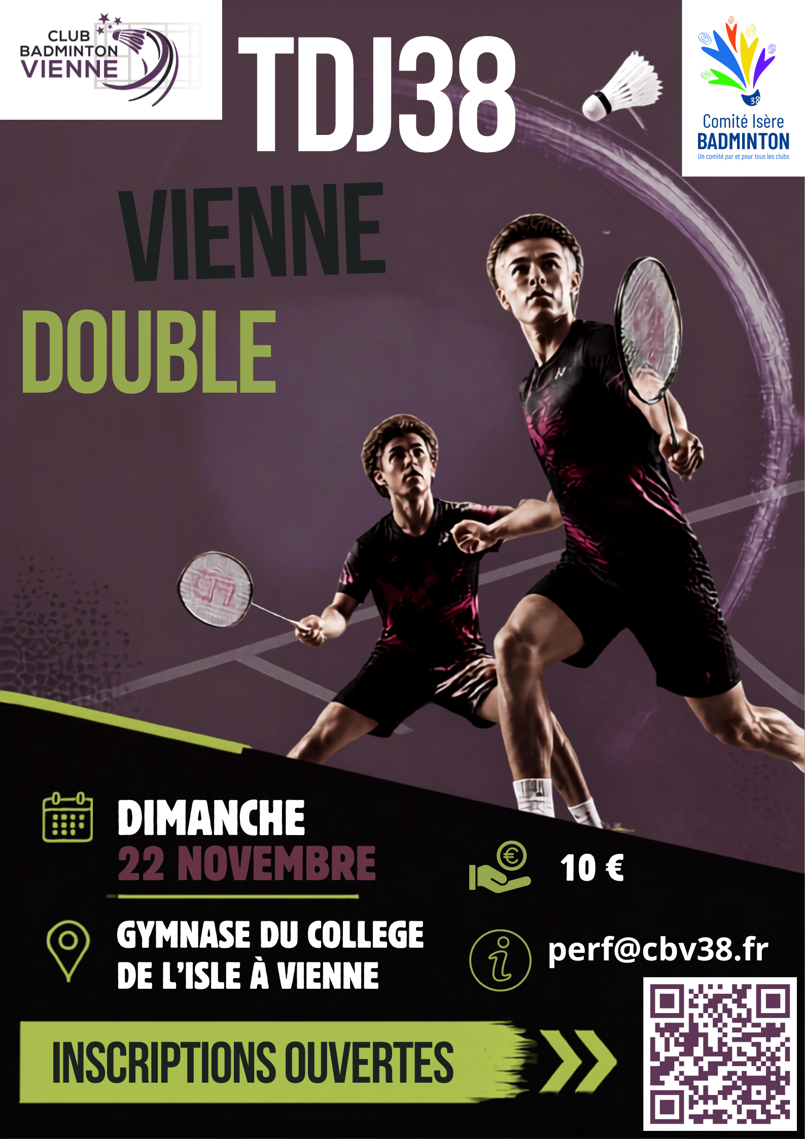 Circuit Jeune Départemental 38 - TDJ38 Vienne Double