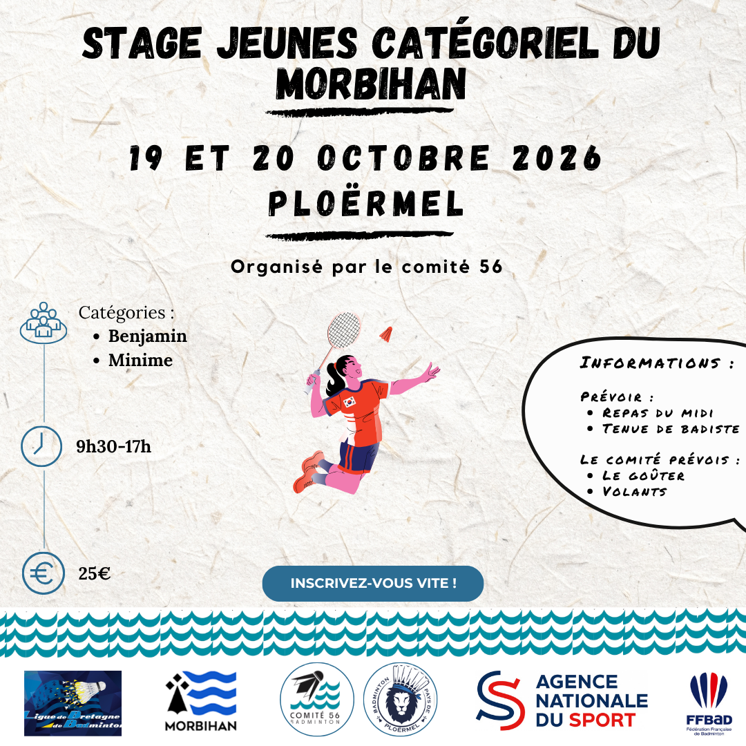 Stage catégoriel (Benjamin-Minime) - Toussaint