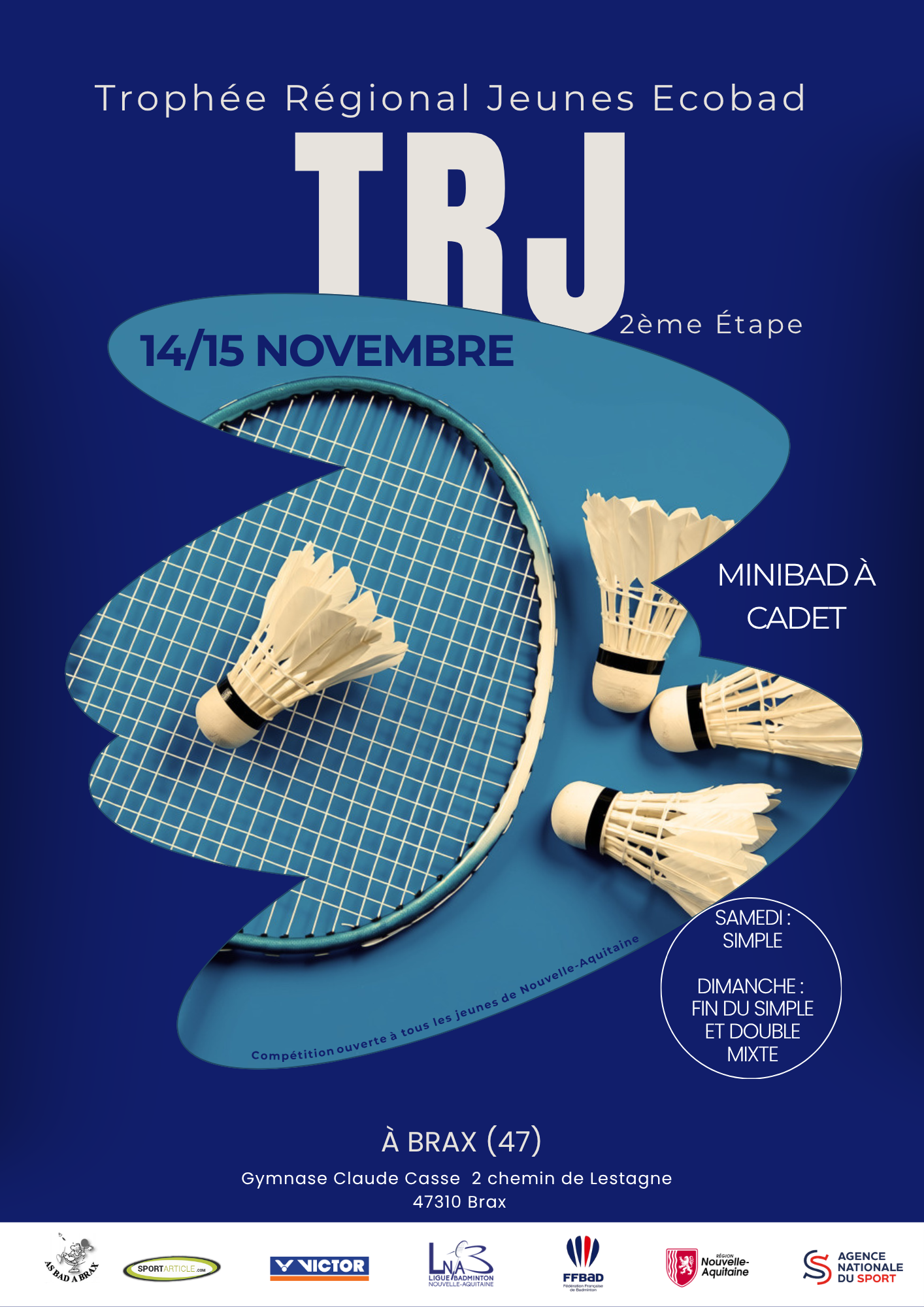 Circuit Jeune Régional NAQU - Etape 2 - TRJ Nouvelle-Aquitaine Ecobad