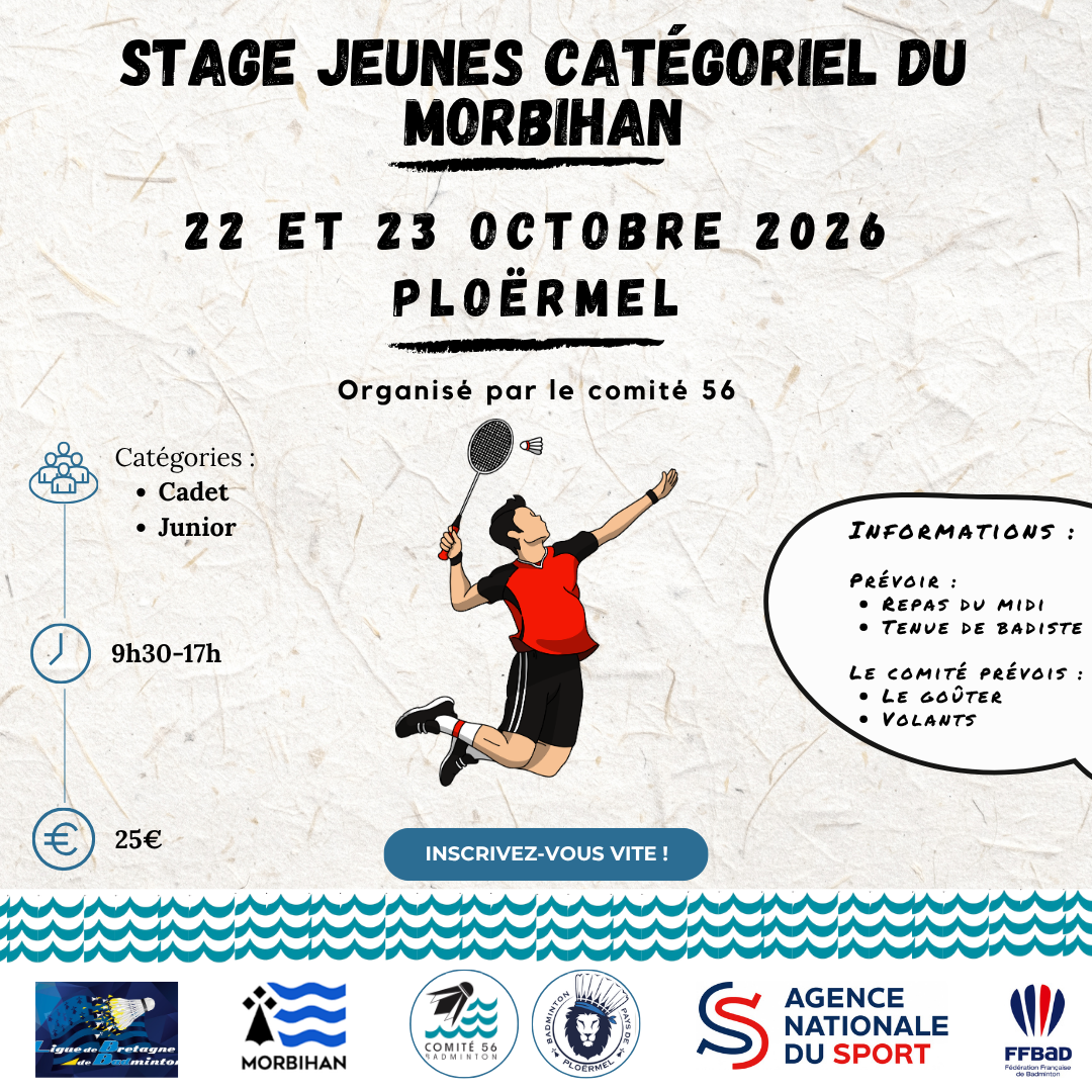 Stage catégoriel (Cadet-Junior) - Toussaint
