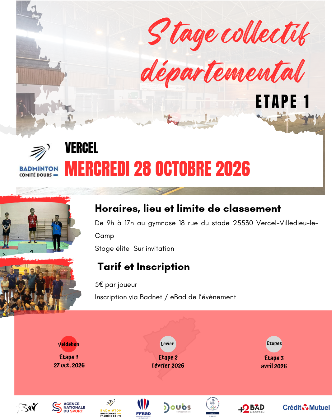 Stage jeunes collectif départemental - Comité 25
