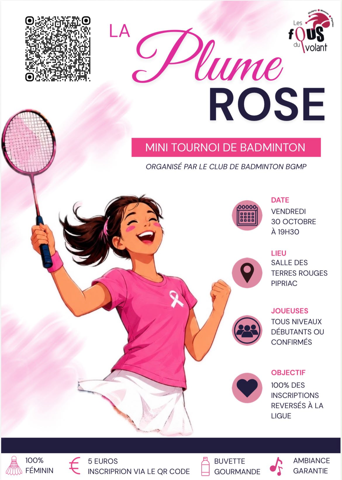 La Plume Rose BGMP35