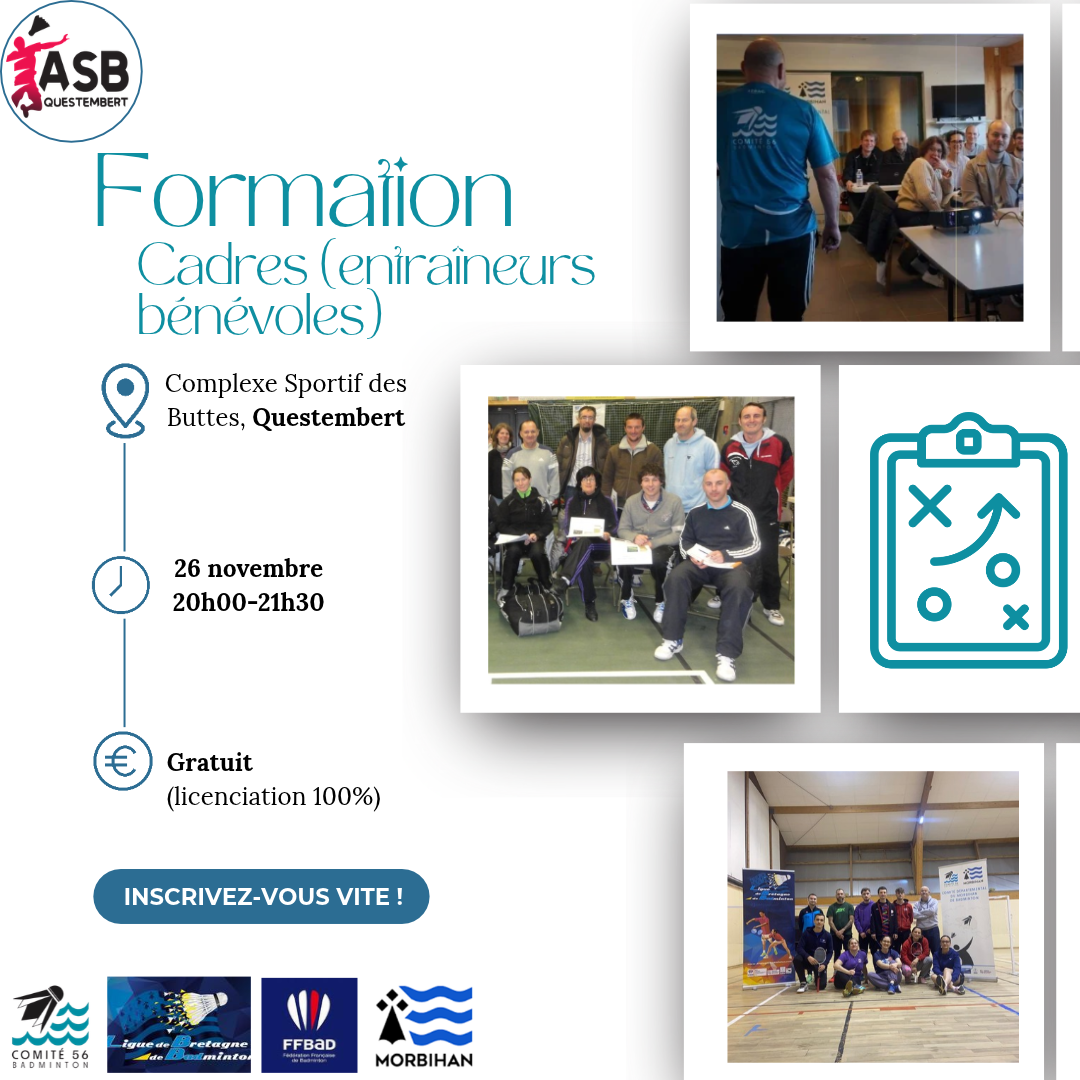 Formation cadres (entraîneurs bénévoles) : Comment développeler la tactique du joueur ? (Gratuit)